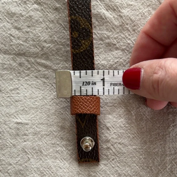 Upcycled Louis Vuitton bracelet - Picture 3 of 6